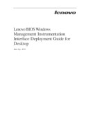Lenovo ThinkCentre-M81 BIOS Windows Management Instrumentation Interface Deployment Guide